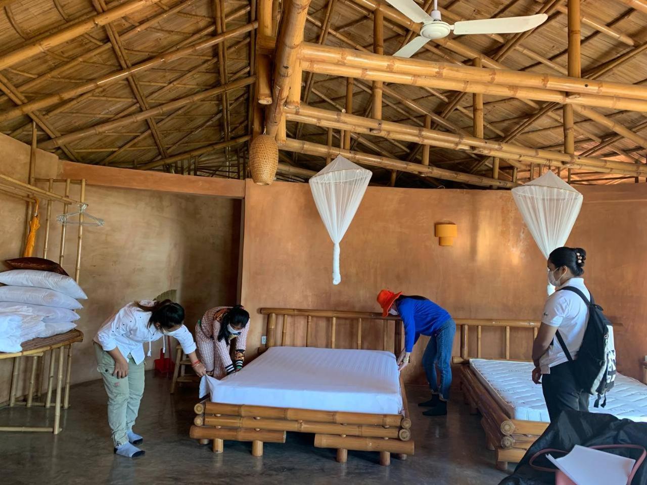 Hanchey Bamboo Resort Kampong Cham Exterior foto