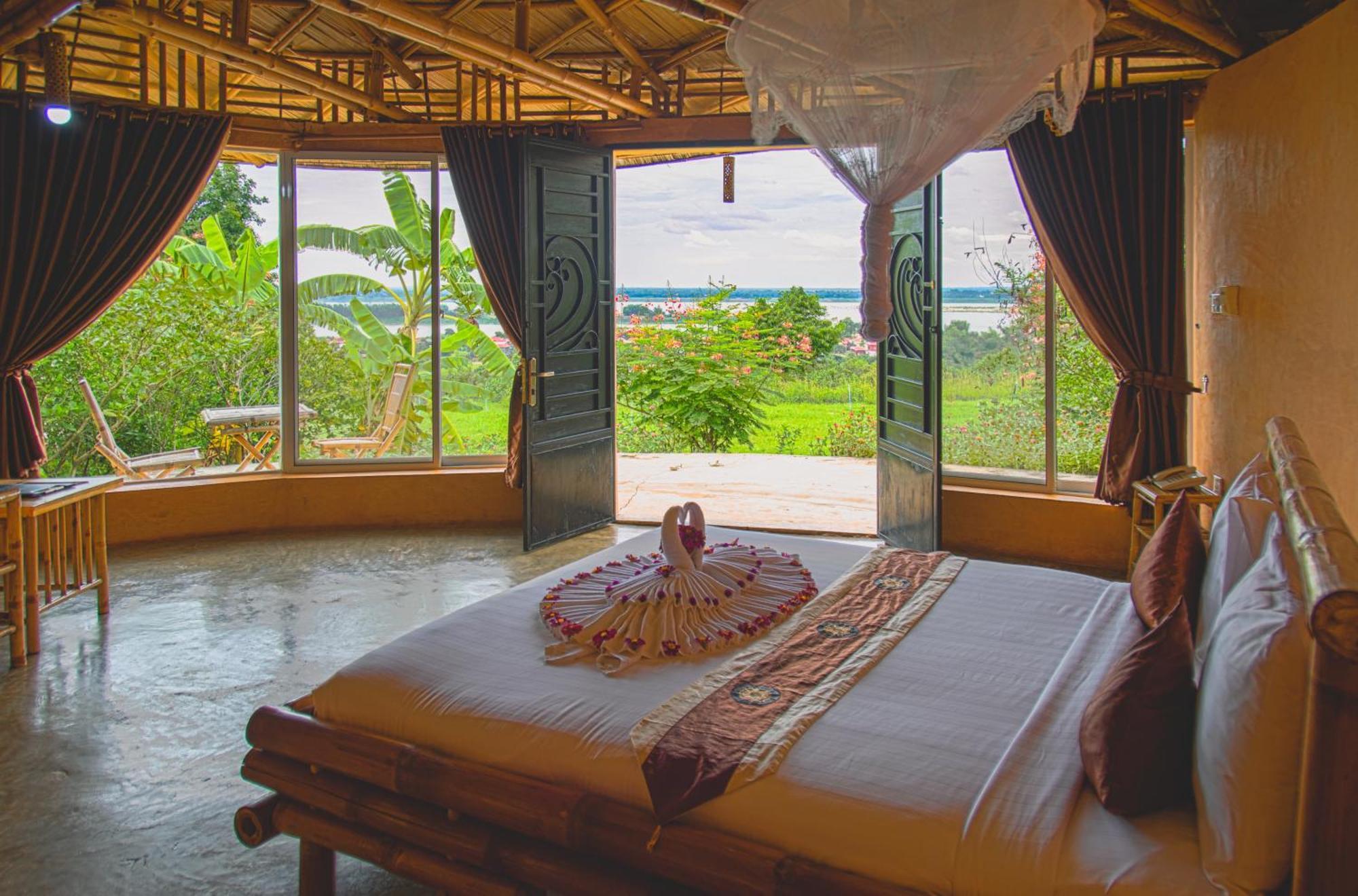 Hanchey Bamboo Resort Kampong Cham Exterior foto