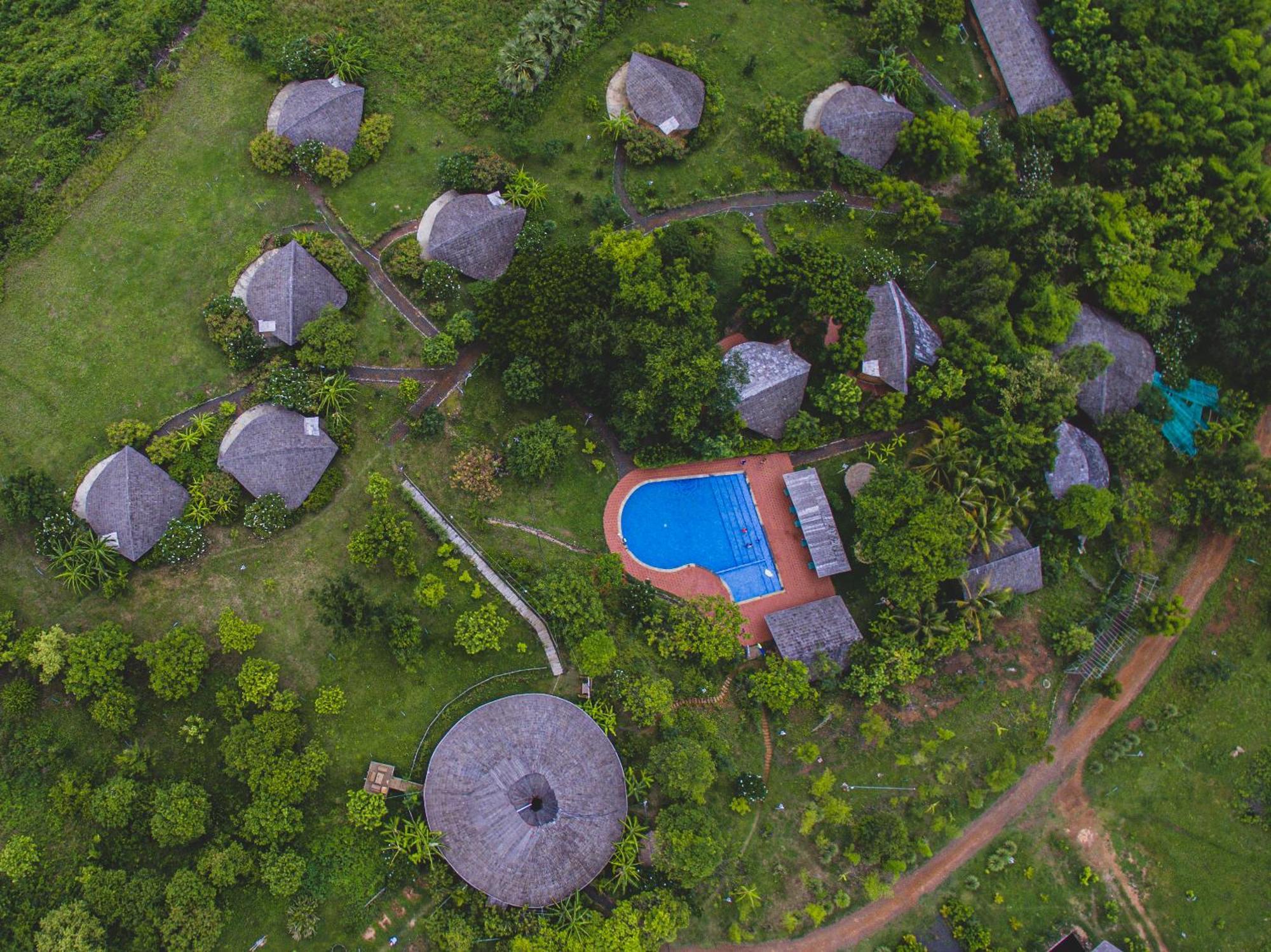 Hanchey Bamboo Resort Kampong Cham Exterior foto