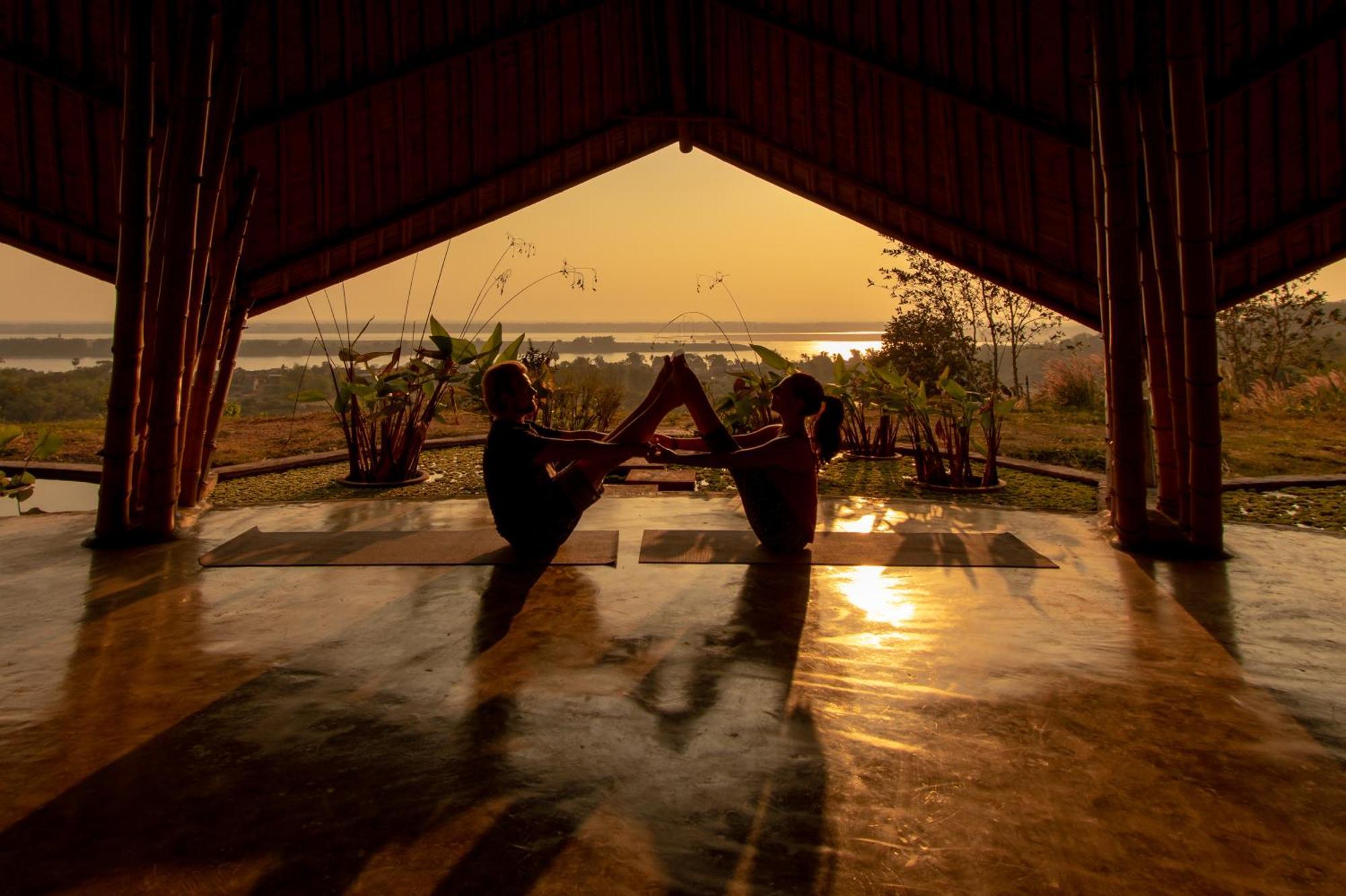 Hanchey Bamboo Resort Kampong Cham Exterior foto